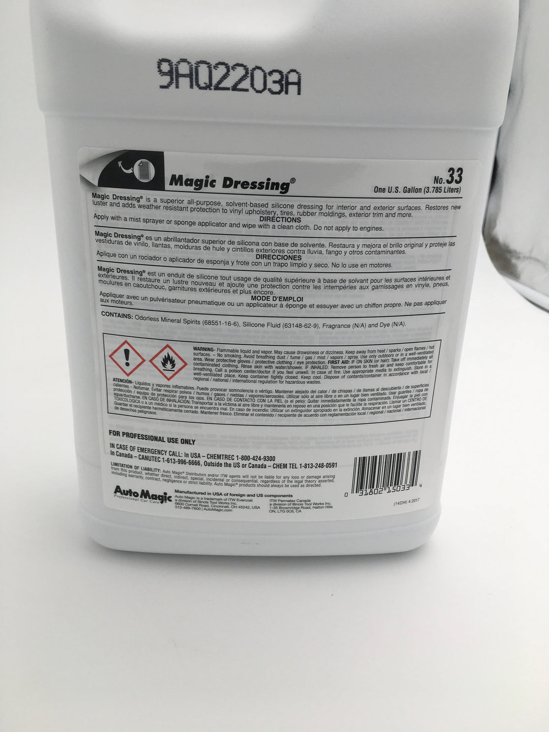 AutoMagic Magic Dressing 1 Gal