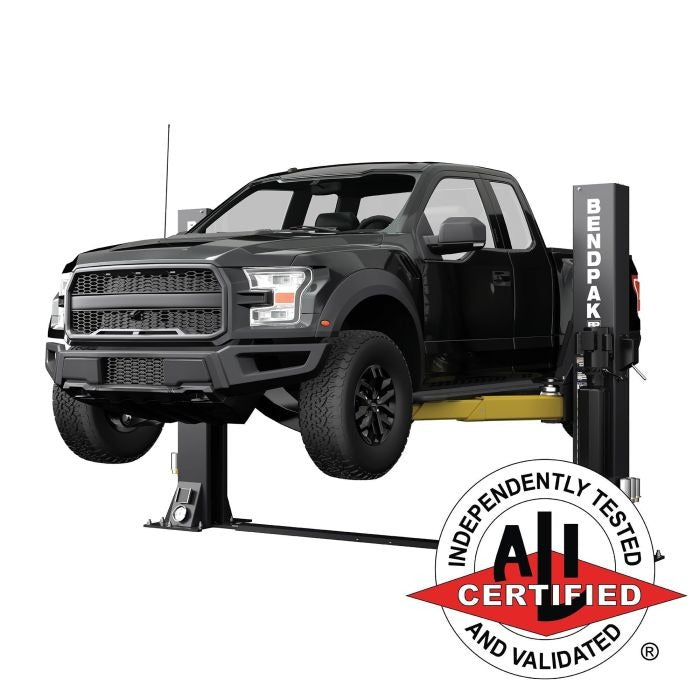 BendPak 12AP-SRT Short-Rise Two Post Car Lift - 12,000-Lb Capacity - Floorplate