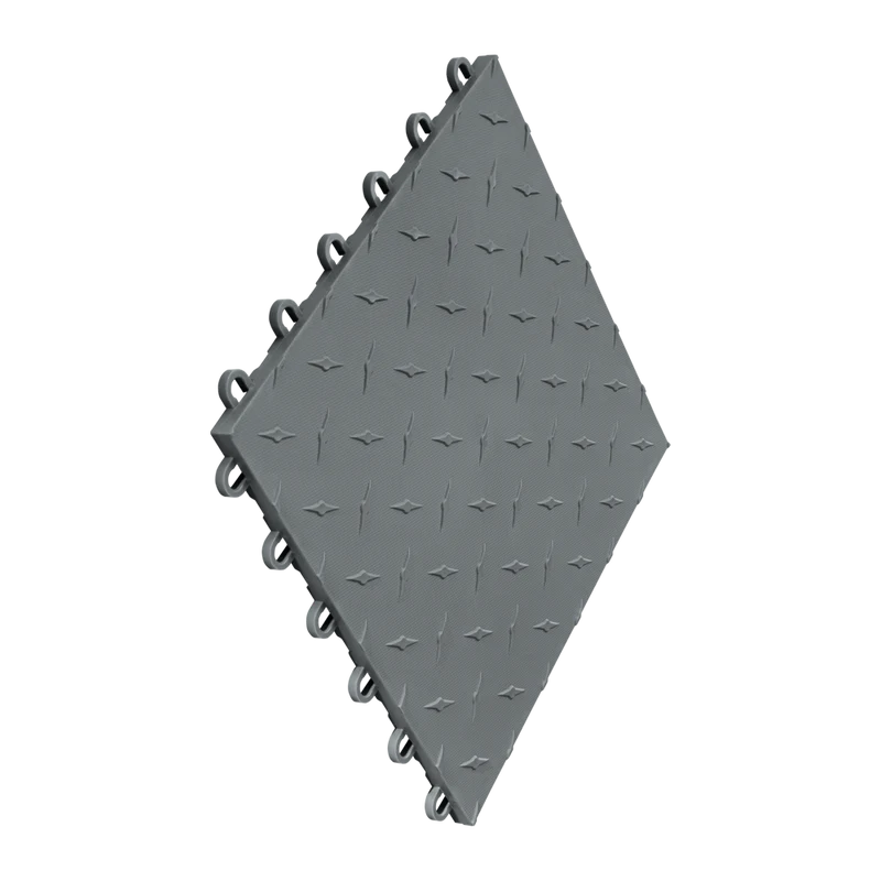 Swisstrax Diamondtrax® 12-Series – Premium Diamond Plate Garage Floor Tile (12" x 12")
