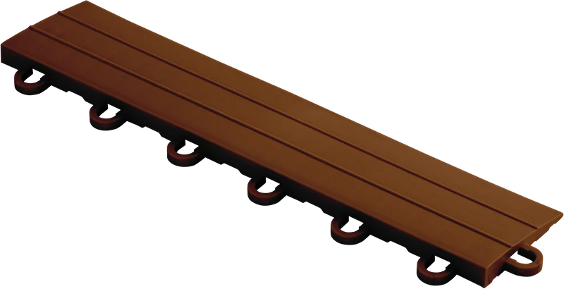 Swisstrax Looped Edge – 12-Series Female Edge Transition Tile (2.5” x 12”)