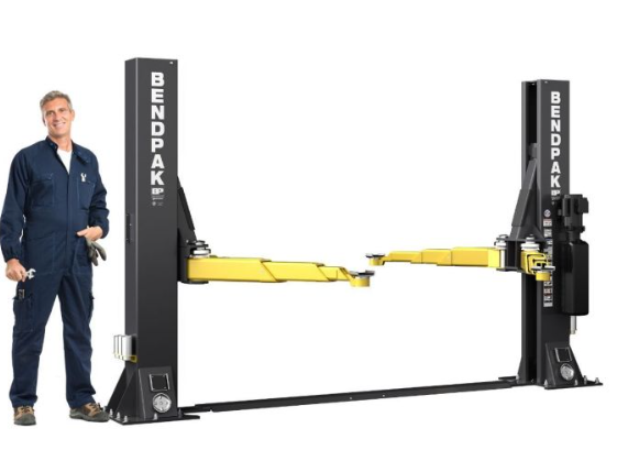 BendPak 12AP-SRT Short-Rise Two Post Car Lift - 12,000-Lb Capacity - Floorplate