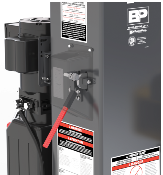 BendPak 12AP-SRT Short-Rise Two Post Car Lift - 12,000-Lb Capacity - Floorplate