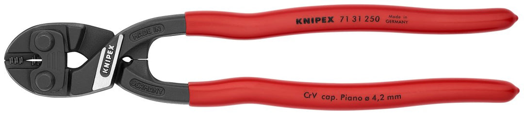 Knipex CoBalt® XL High Leverage Compact Bolt Cutters 10" 71 31 250