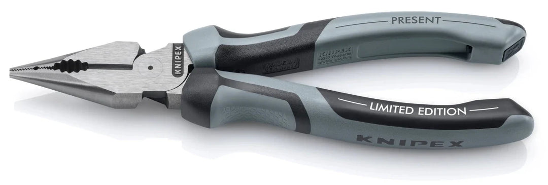 KNIPEX Eras 3 "Present" Edition 7-1/4" Needle-Nose Combination Pliers (08 22 185 S01)