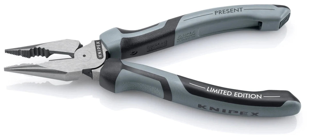 KNIPEX Eras 3 "Present" Edition 7-1/4" Needle-Nose Combination Pliers (08 22 185 S01)