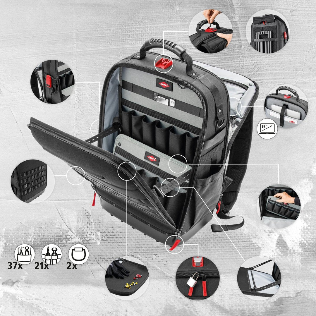 Knipex Modular X18 Tool Backpack 00 21 50 LE
