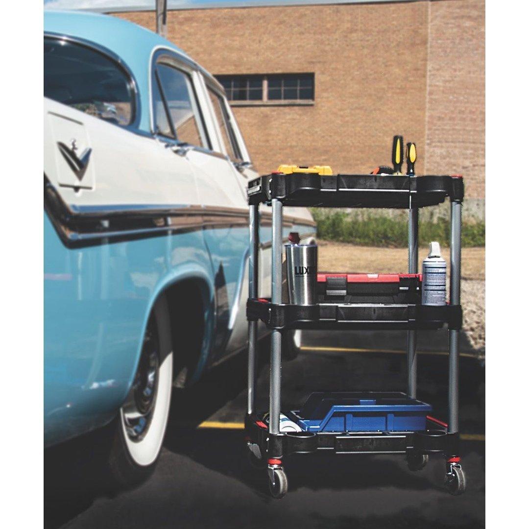 LUXOR MC-3 Mechanic's Three-Shelf Cart