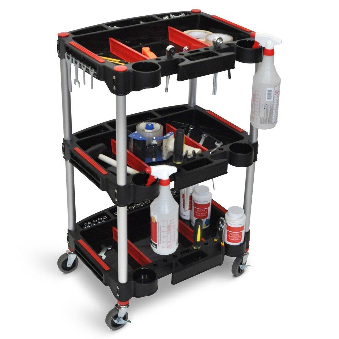 LUXOR MC-3 Mechanic's Three-Shelf Cart