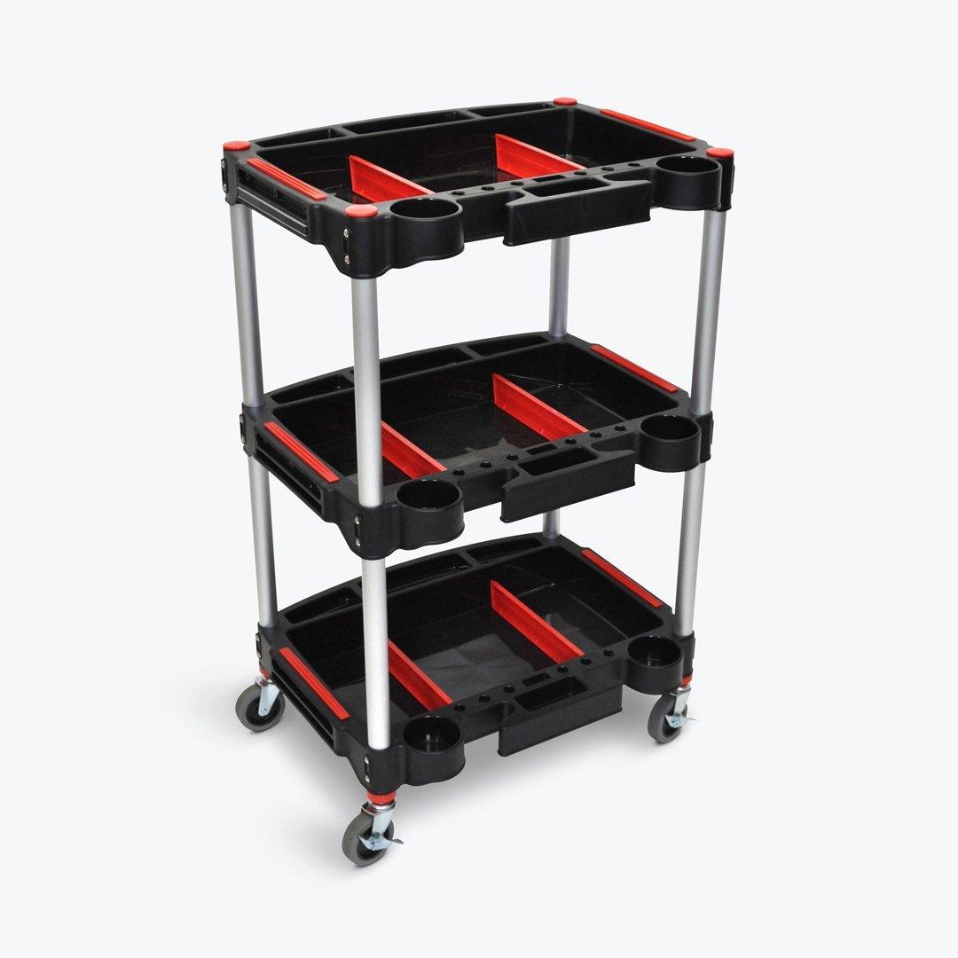 LUXOR MC-3 Mechanic's Three-Shelf Cart