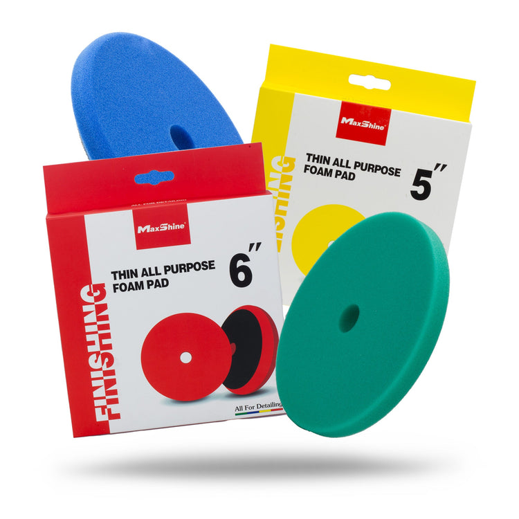 Thin Foam Polishing Pads - 5in, 6in