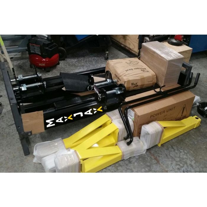 MaxJax M7K Portable Two-Post Car Lift – 7,000 lb Capacity for Low-Ceiling Garages