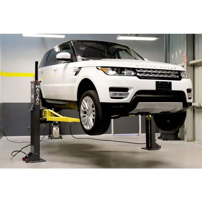 MaxJax M7K Portable Two-Post Car Lift – 7,000 lb Capacity for Low-Ceiling Garages