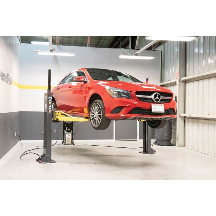 MaxJax M7K Portable Two-Post Car Lift – 7,000 lb Capacity for Low-Ceiling Garages