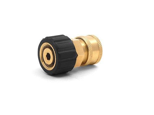 MTM  HYDRO 3/8" QC Brass Coupler x M22 F 15mm Twist Coupler