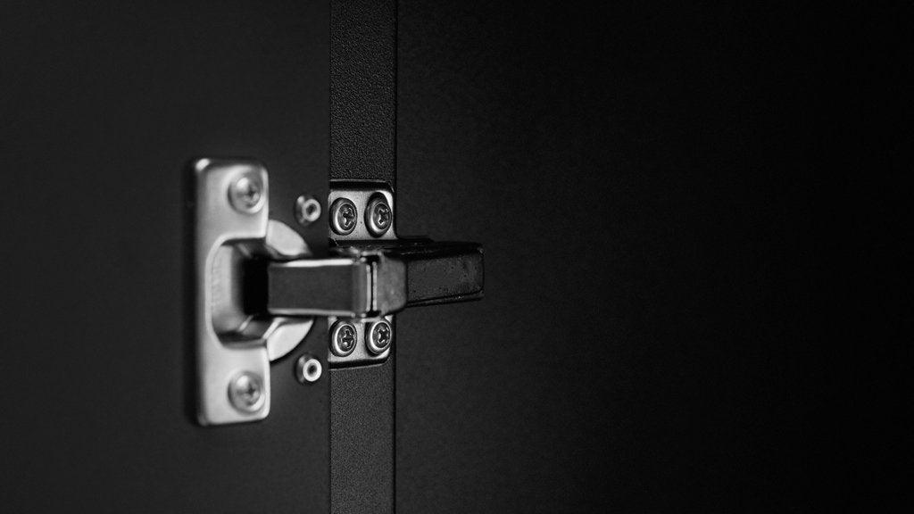 NEWAGE Pro Series 7 Piece Cabinet Set with Base, Wall, Tool Drawer Cabinet, Lockers and 56 in. Worktop