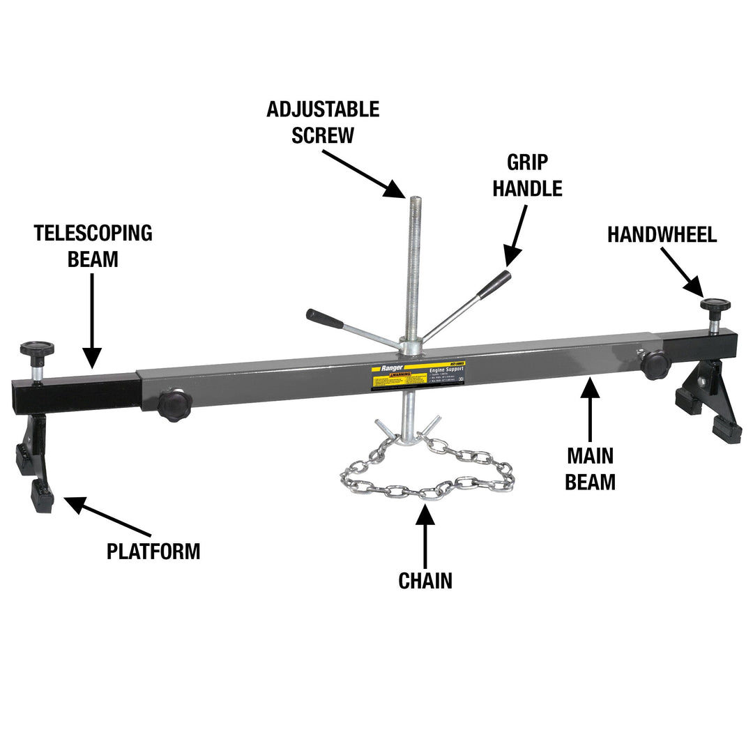 RANGER RST-500ES - 1500lb Capacity Engine Support