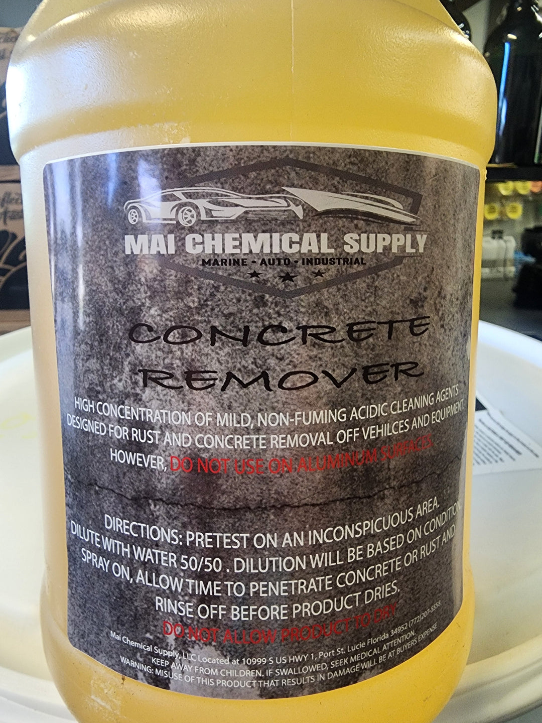 MAI Chemical X-Con Concrete & Rust Remover