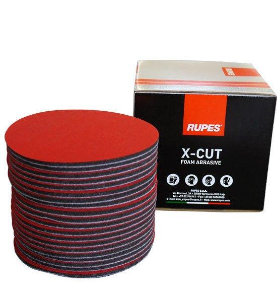 RUPES X-Cut Foam Backed Abrasives (20 Per Box)