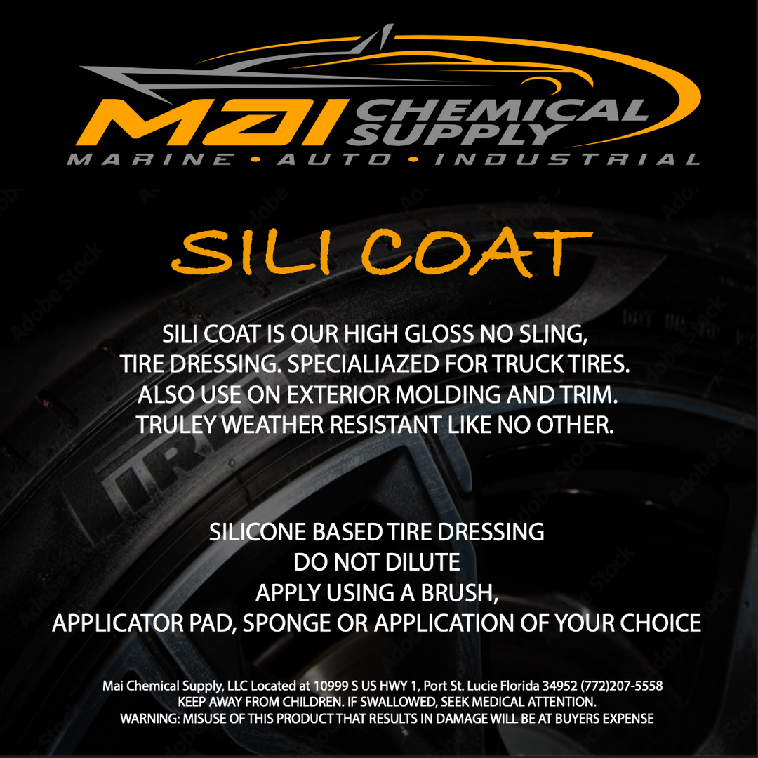 MAI Chemical Sili Coat – High Gloss Tire Dressing
