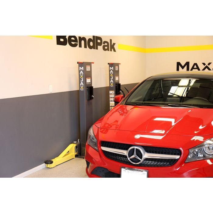 MaxJax M7K Portable Two-Post Car Lift – 7,000 lb Capacity for Low-Ceiling Garages