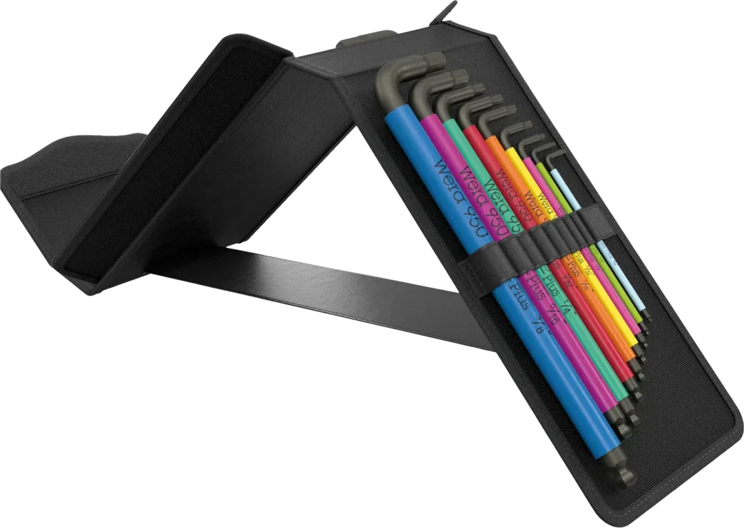 Wera 05133286001 Big Pack Multicolor Hex-Plus Metric & Imperial L-Key Set (19 Pieces)