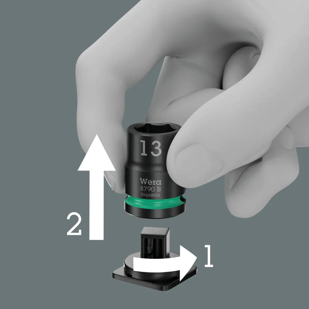 Wera 2090/16 Impaktor 3/8" Drive Metric Impact Driver Socket Set, 16-Piece