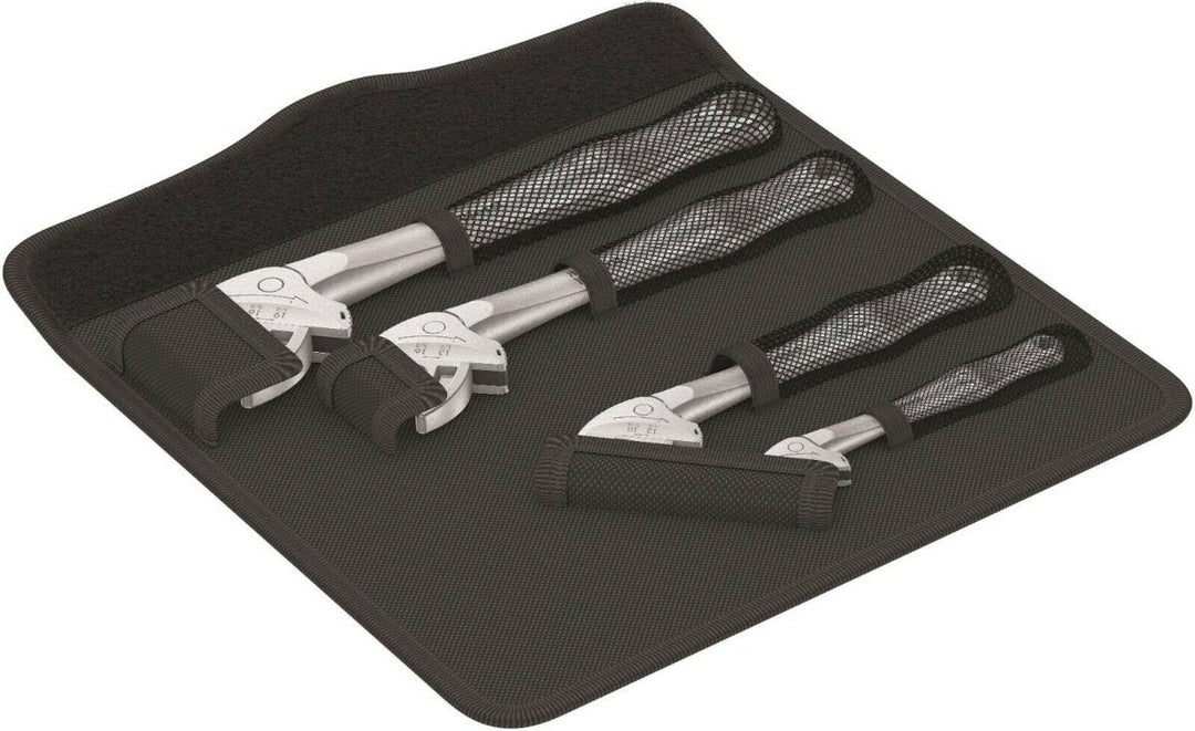 Wera 6004 Joker Self-Setting 4-Piece Wrench Set - Highly Versatile with Metric & Imperial Capabilities – 05020110001