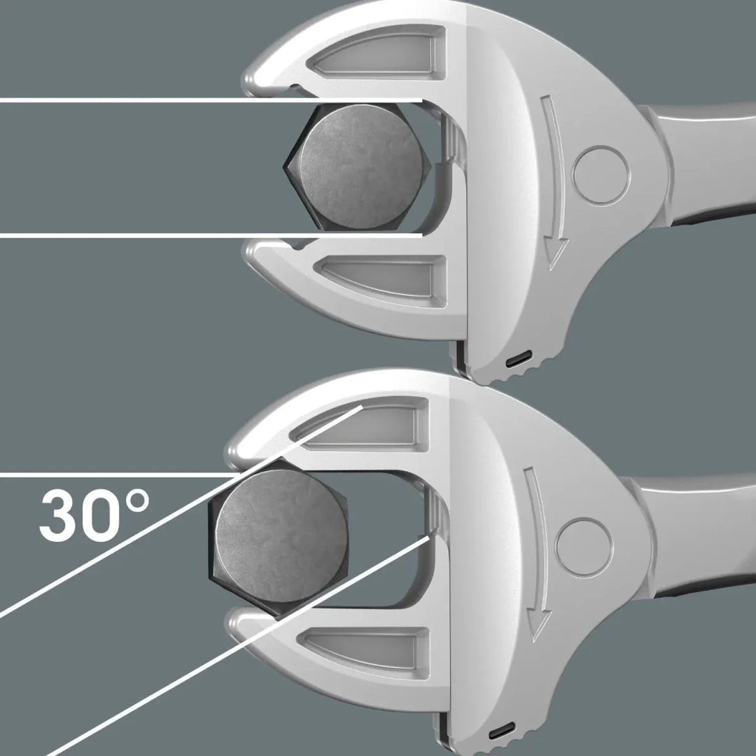 Wera 6006 Joker S/L Self-Setting Double Open-End Spanner, 10-16mm & 16-22mm (05020332001)