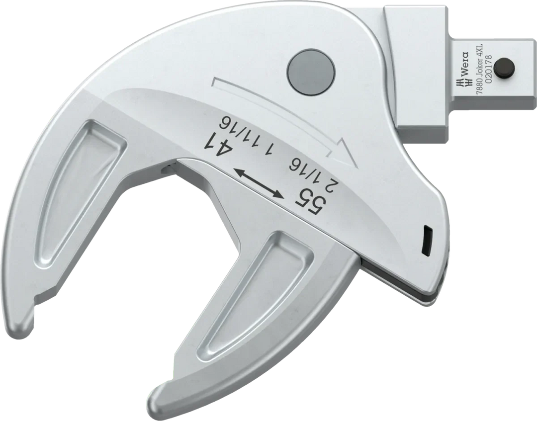 Wera 7880 Joker 4XL Self-Setting Insert Spanner (41-55 mm / 1-11/16"-2-1/16", 14x18 mm) – 05020178001