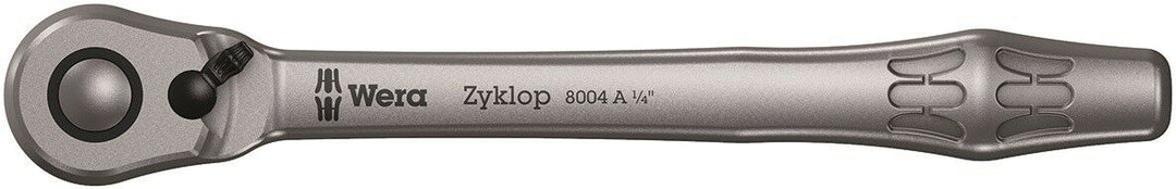 Wera 8004 A Zyklop Metal Ratchet With Switch Lever 1/4" Drive 05004004001