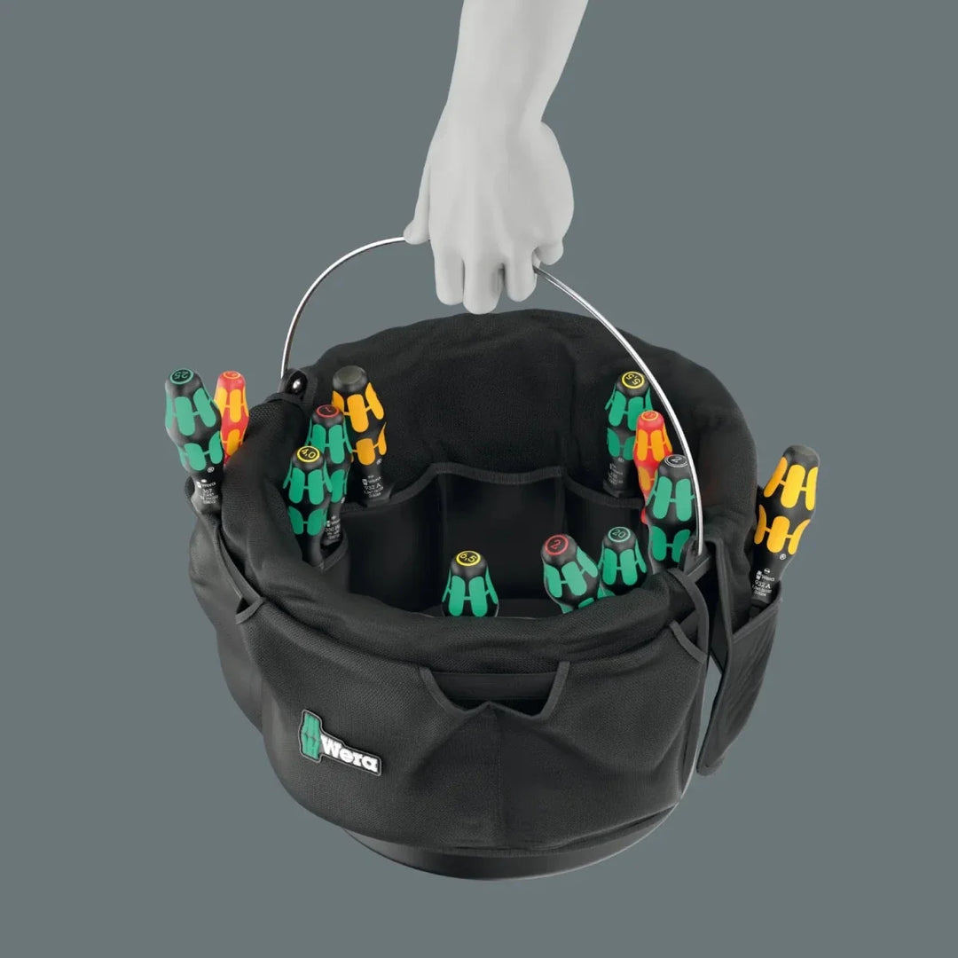 Wera 9559 Tool Bucket Organizer Screwdriver Set 1 (12-Piece)