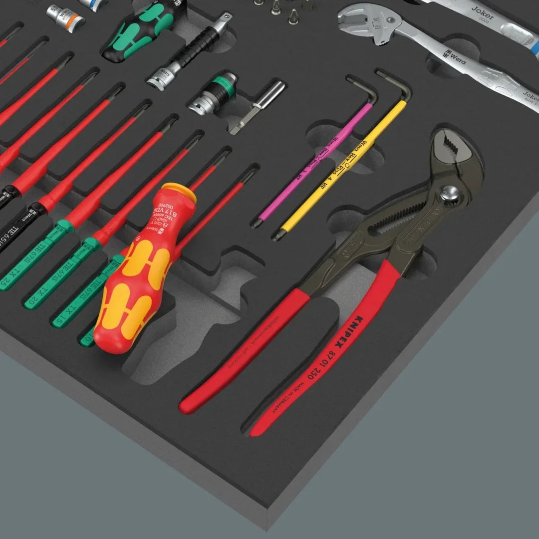 Wera 9753 Foam Insert Kraftform Kompakt Maintenance Set 1 (45 Pc)