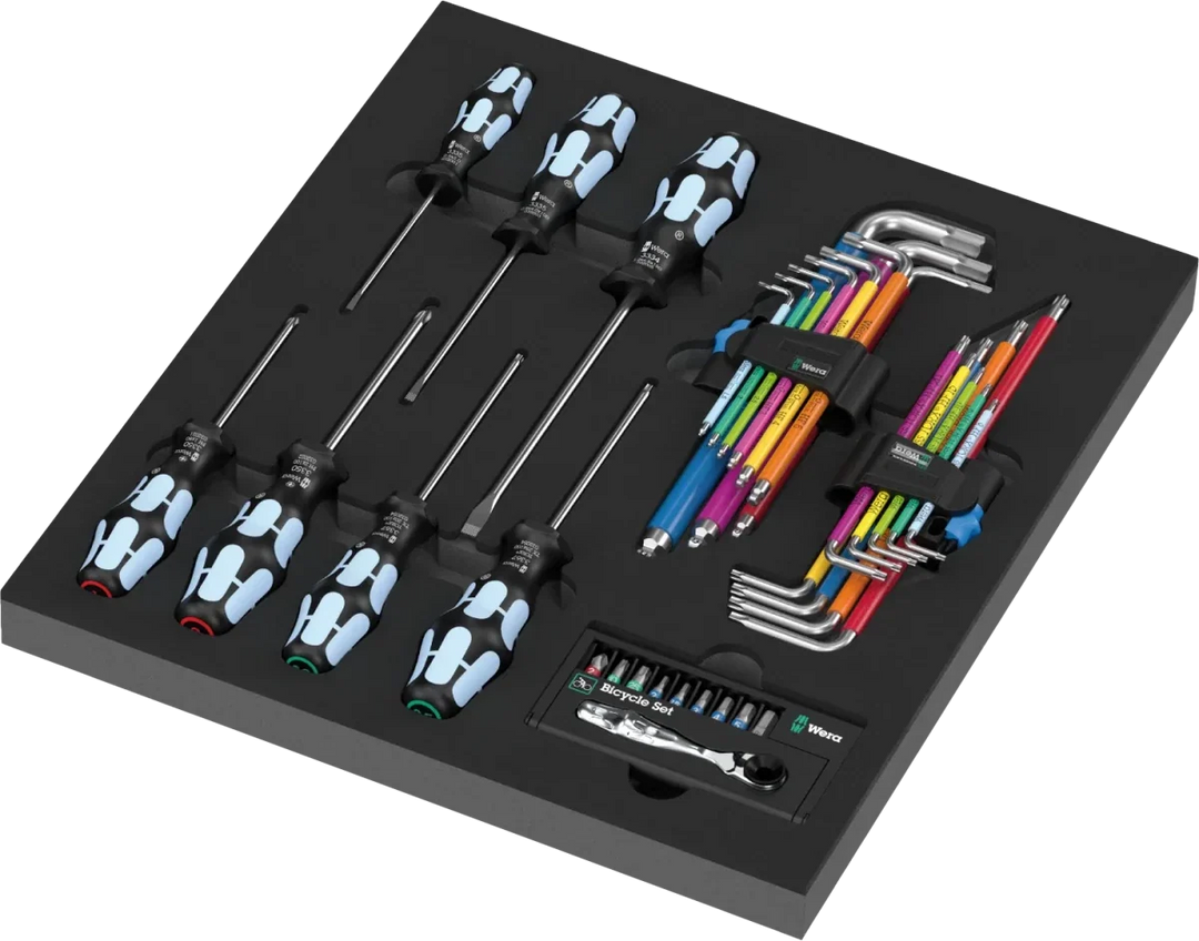Wera 9760 Foam Insert Stainless Steel Tool Set 1, 36 Pieces (05150160001)