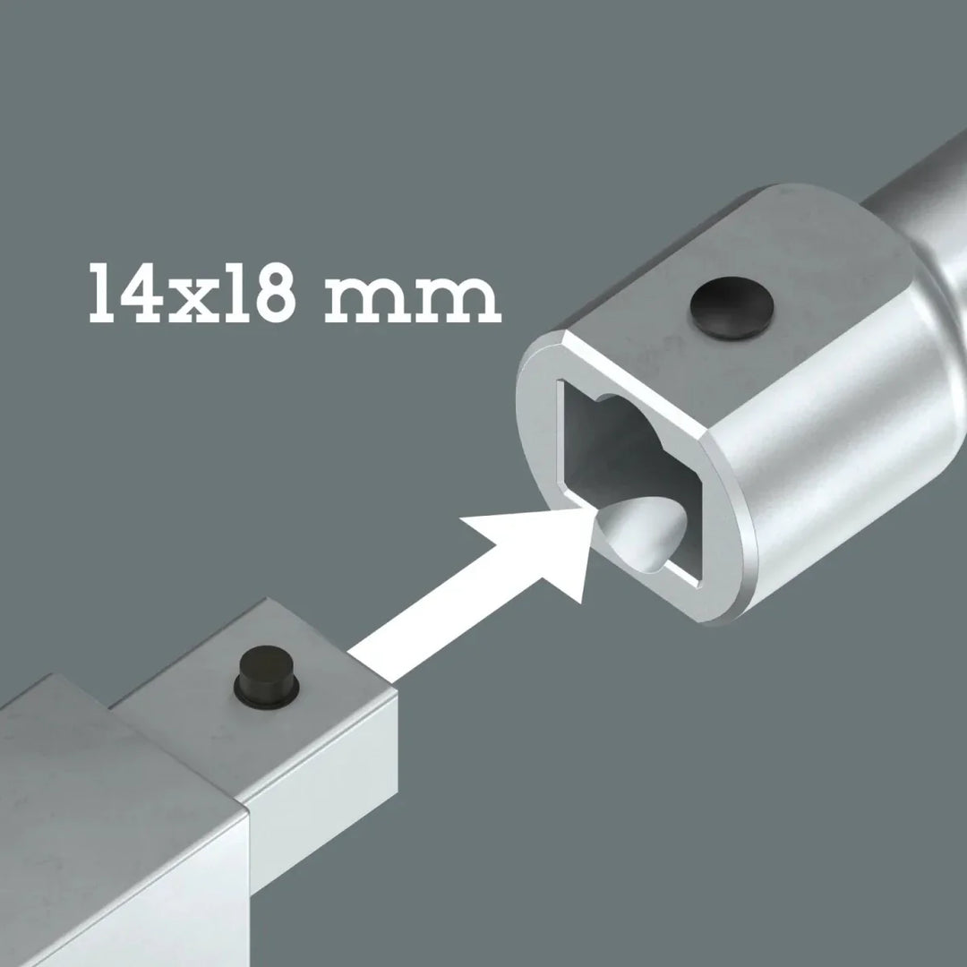 Wera 9999 X Power Actuation Tool for 14x18 mm Insert Tools