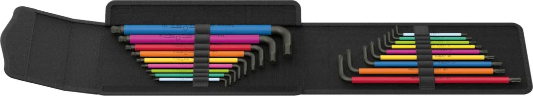 Wera Big Pack Multicolor Metric Hex-Plus & TORX L-Key Set (19-Piece) - 05133287001