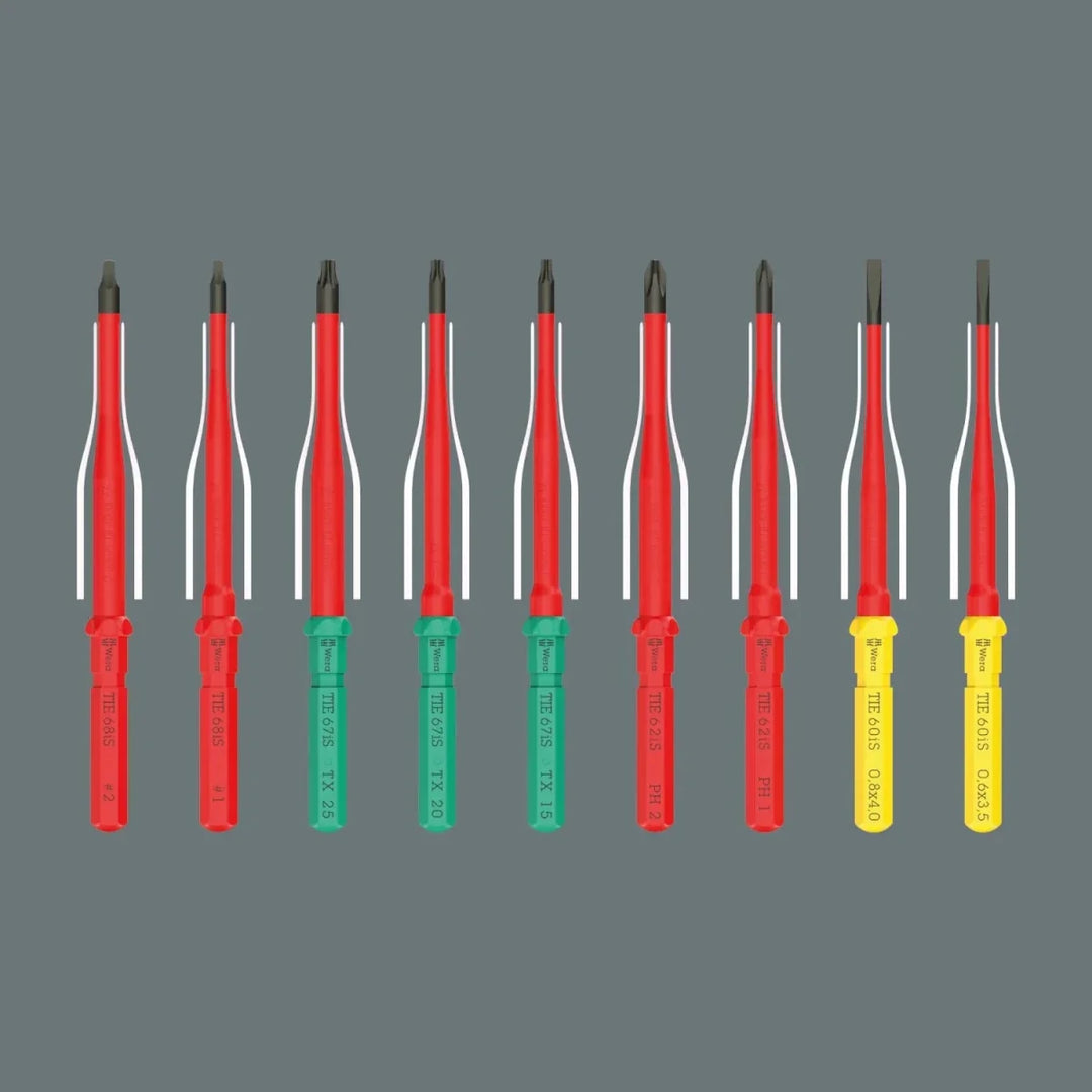 Wera Kraftform Kompakt VDE Safe-Torque Speed Switch Cabinet Set Basic 1 - 23 Piece (05006634001)
