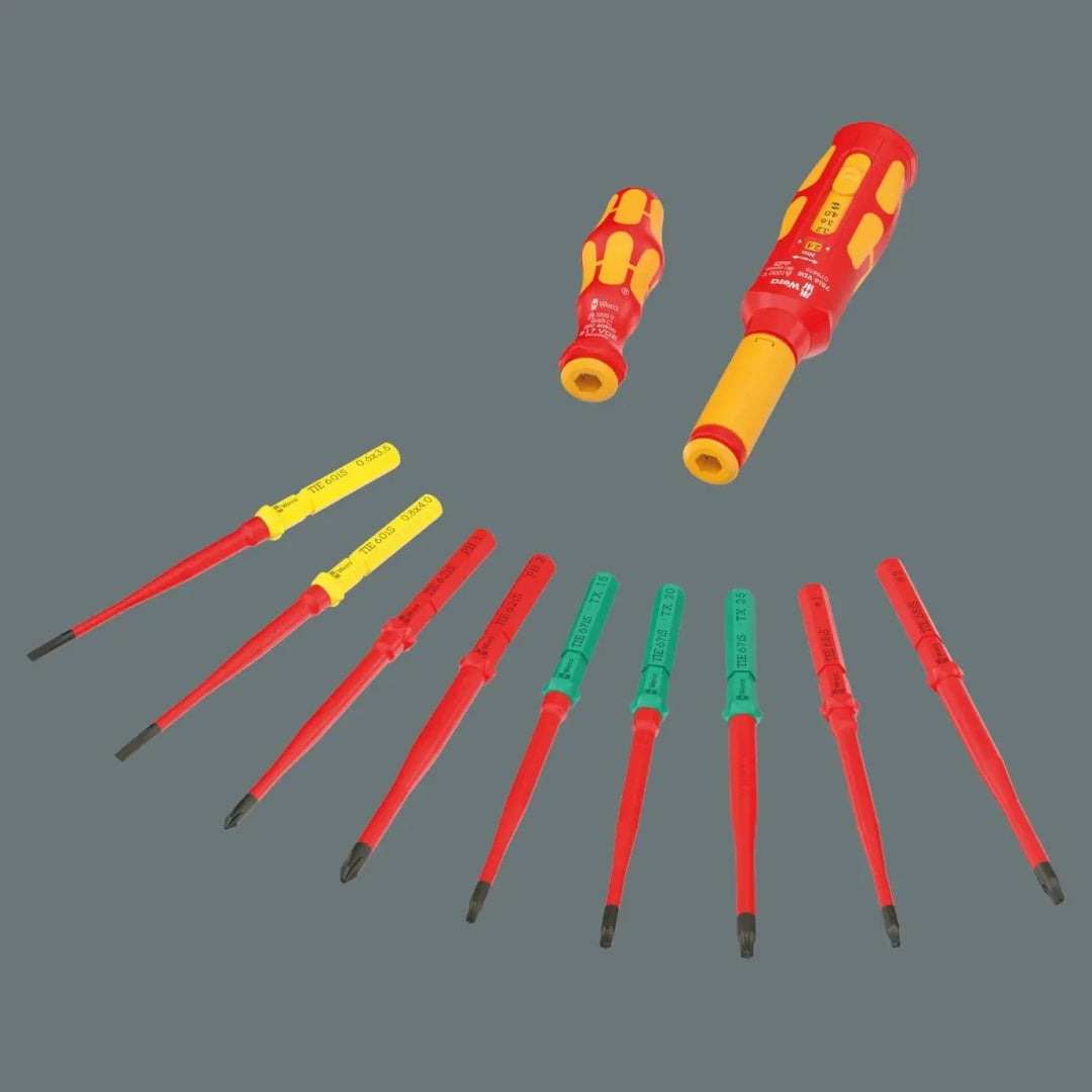 Wera Kraftform Kompakt VDE Safe-Torque Speed Switch Cabinet Set Basic 2 (11-Piece Set) | 05006635001