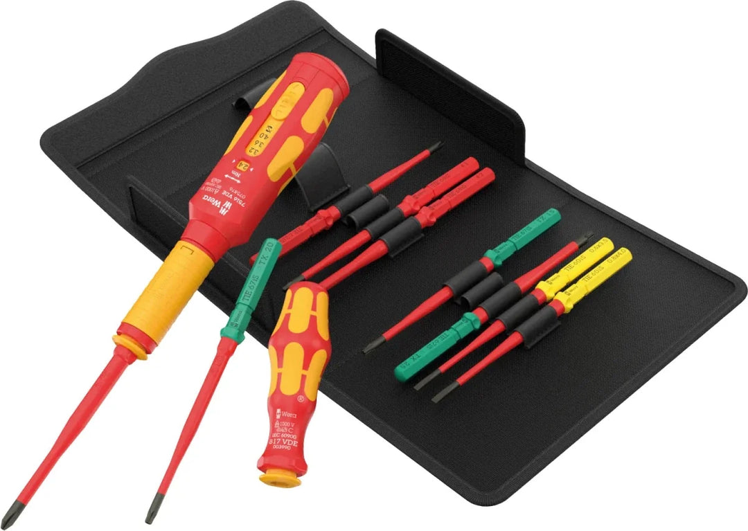 Wera Kraftform Kompakt VDE Safe-Torque Speed Switch Cabinet Set Basic 2 (11-Piece Set) | 05006635001
