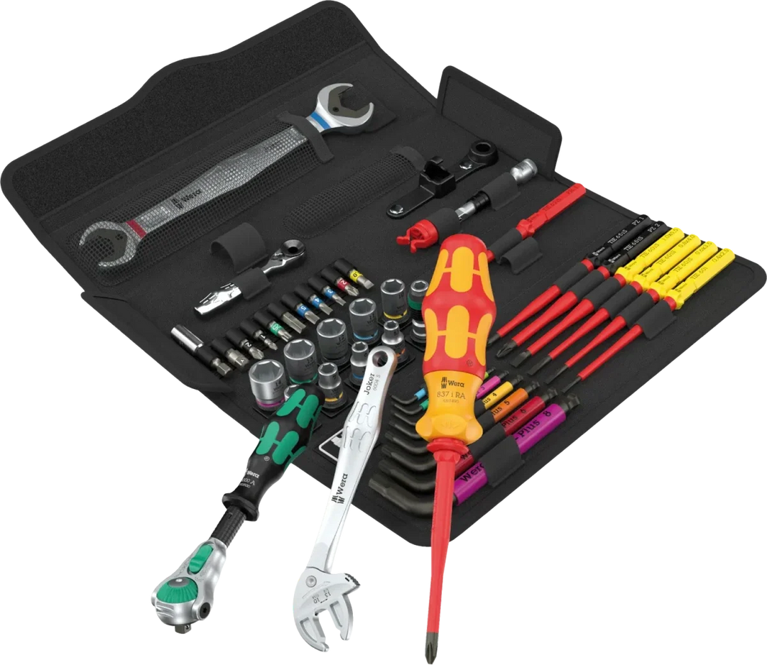 Wera Kraftform Kompakt W 11 Maintenance Kit (45 Pieces) – 05340006001