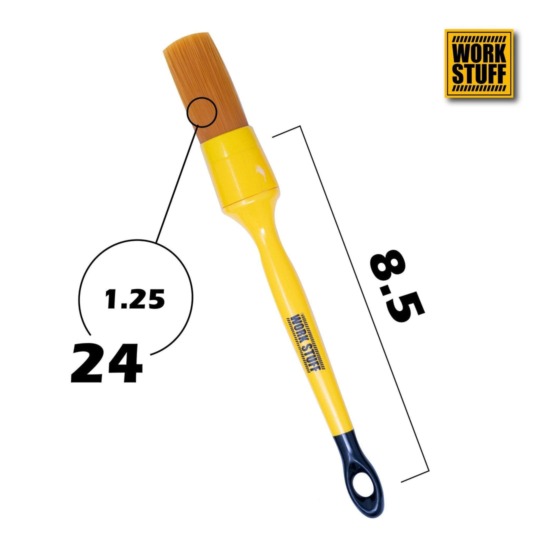 WORK STUFF Detailing Brush Albino Orange 3 pack