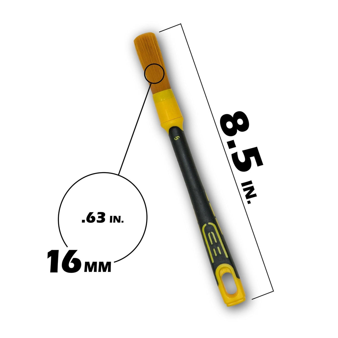 WORK STUFF Detailing Brush - Rubber Albino Orange (Chemical Resistant)